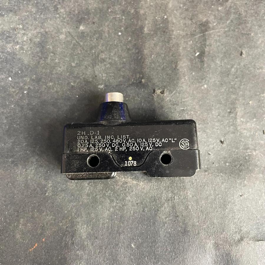 Used UNIMAX 2H D-1 MICRO SWITCH