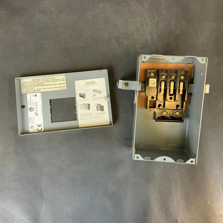 Used SQUARE D PIN-QO BUSWAY PLUG-IN UNIT ENCLOSURE ($40 OBO)