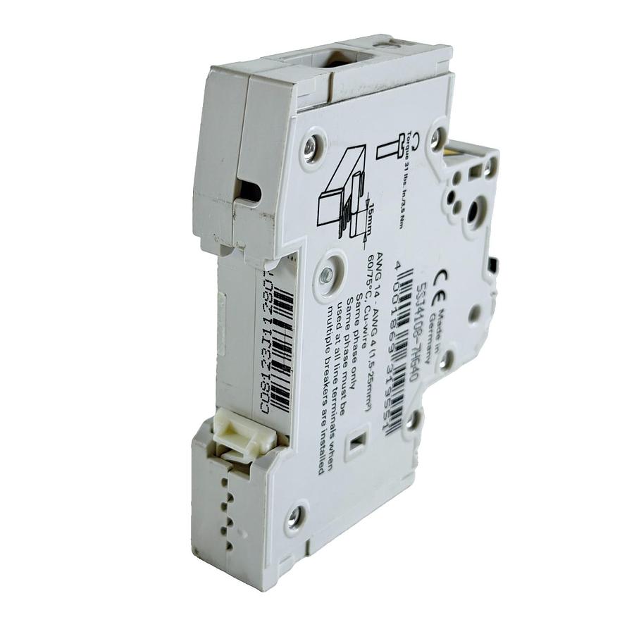 Used SIEMENS 5SJ4108-7HG40 CIRCUIT BREAKER 8A 1 POLE C CURVE 240V 14KA | EXCELLENT |