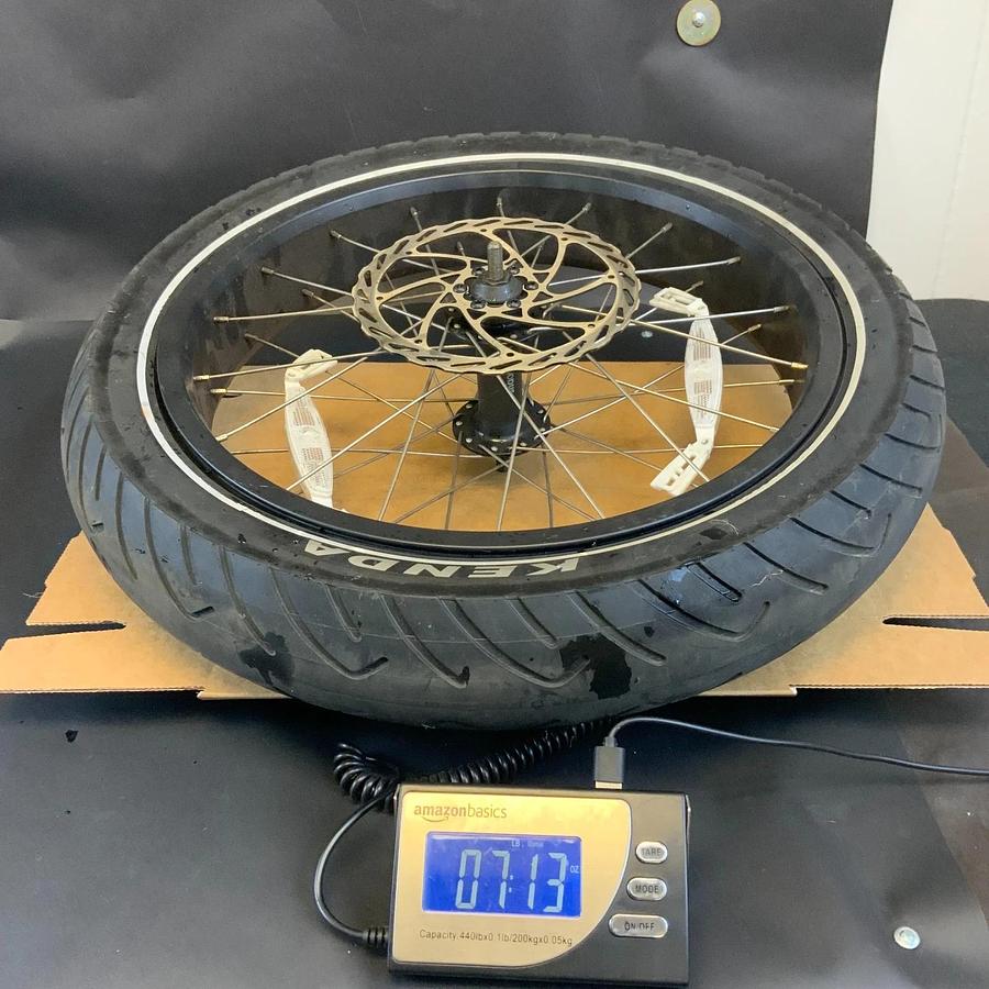 Used KENDA KRAZE K1032-003 20X4-1/4 E-BIKE WHEEL WITH ROTOR ($95 OBO)