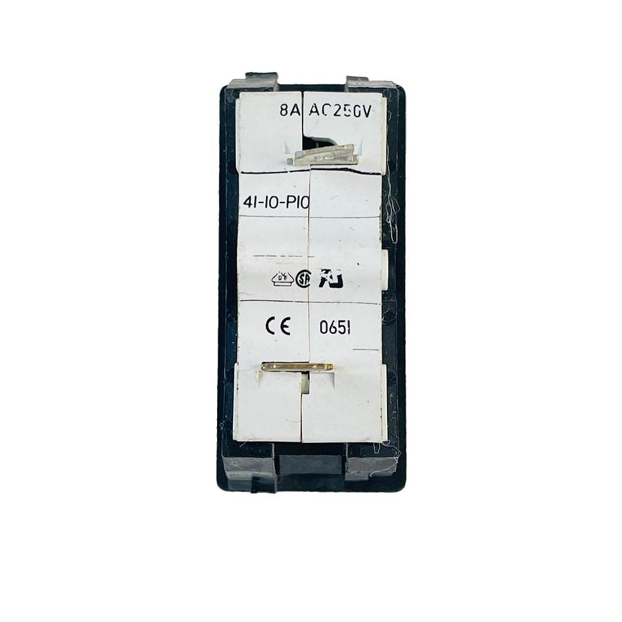 Used E-T-A 3140-P10-F30-WS02K THERMAL CIRCUIT BREAKER 8A 250VAC WHITE ROCKER SWITCH