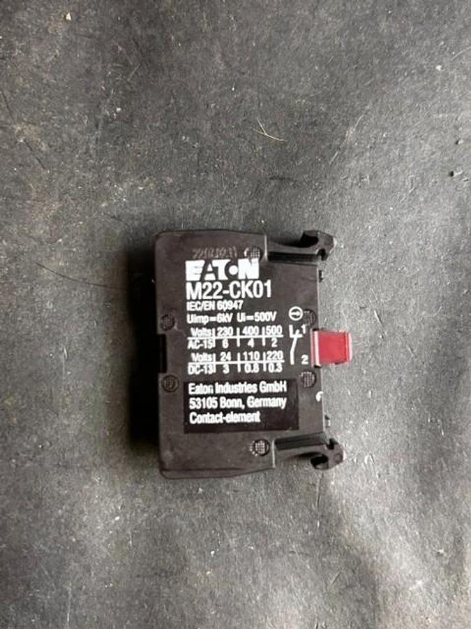 Used EATON M22-CK01 CONTACT BLOCK ($6 OBO)