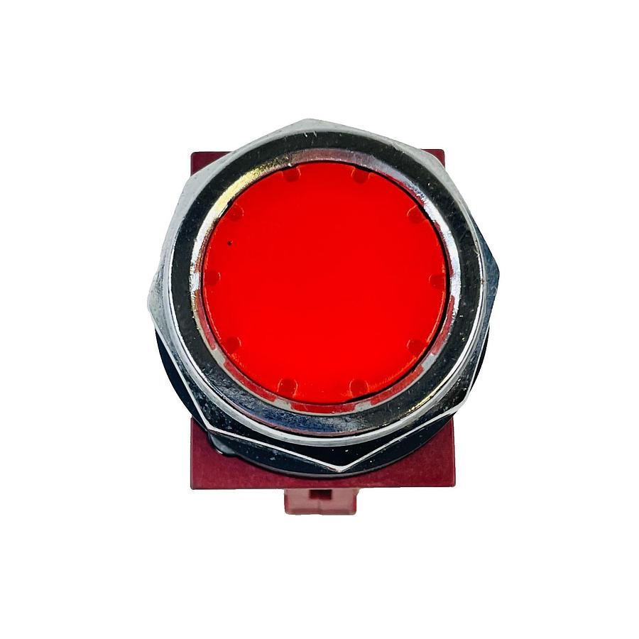 Used SIEMENS P30PBFR 3SB1400-0A 22MM PUSHBUTTON SWITCH RED FLUSH 1NC 1NO 10A 660V