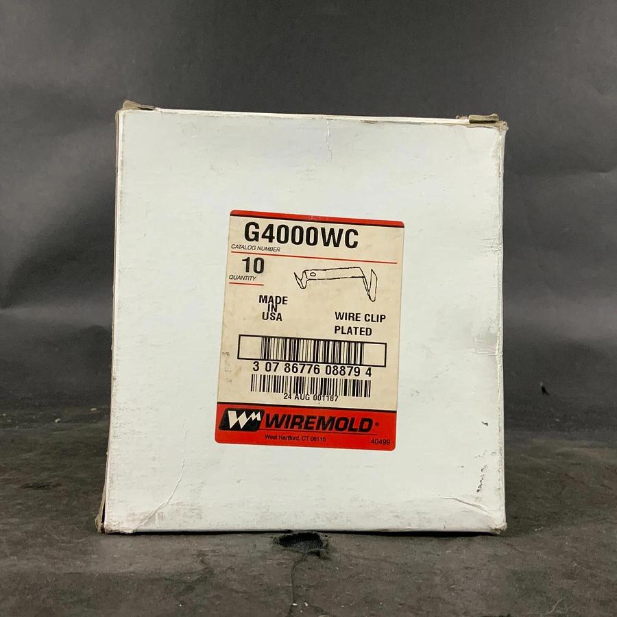 WIREMOLD G4000WC RACEWAY WIRE CLIP - SET OF 10 ($15 OBO)