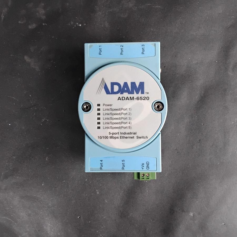 Used ADAM ADAM-6520 INDUSTRIAL ETHERNET SWITCH ($30 OBO)