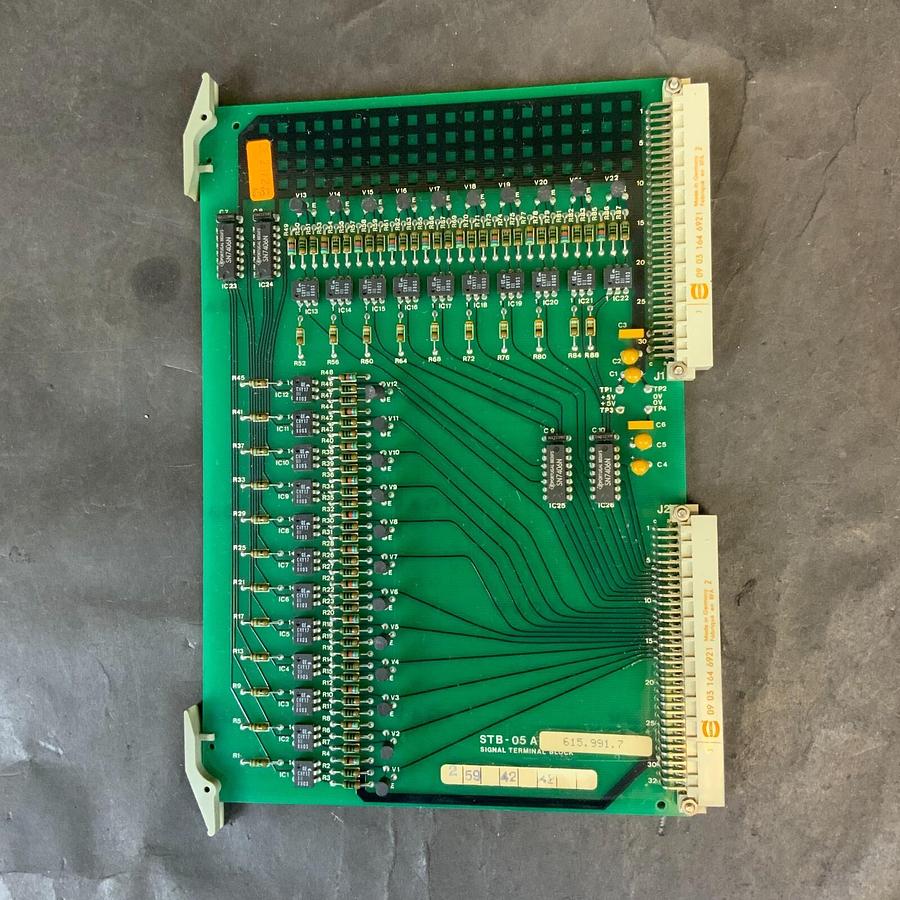 Used AGIE 615.991.7 621812.7 STB-05A SIGNAL TERMINAL BLOCK ($25 OBO)
