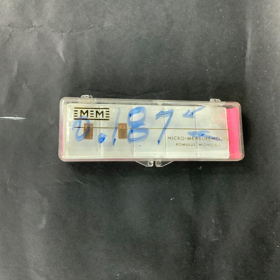 Used MICRO-MEASUREMENTS CEA-06-187UW-120 PRECISION STRAIN GAUGE - LOT OF 2 ($10 OBO)