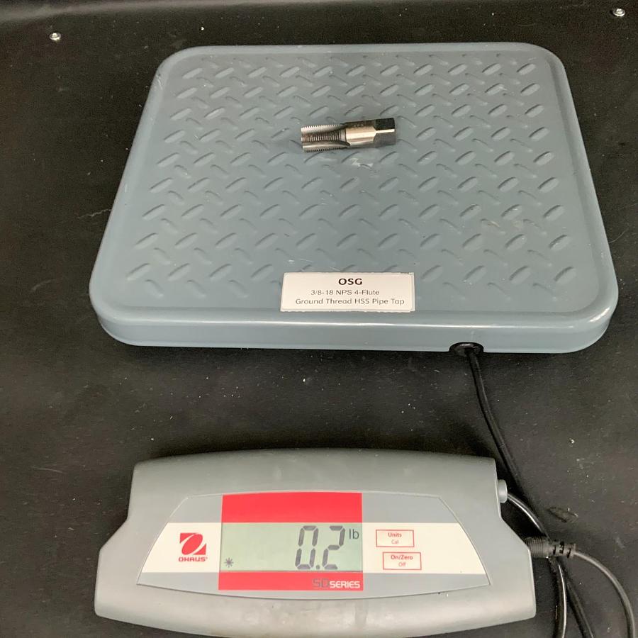 Used OSG 3/8-18 NPS 4-FLUTE GROUND THREAD HSS PIPE TAP ($15 OBO)