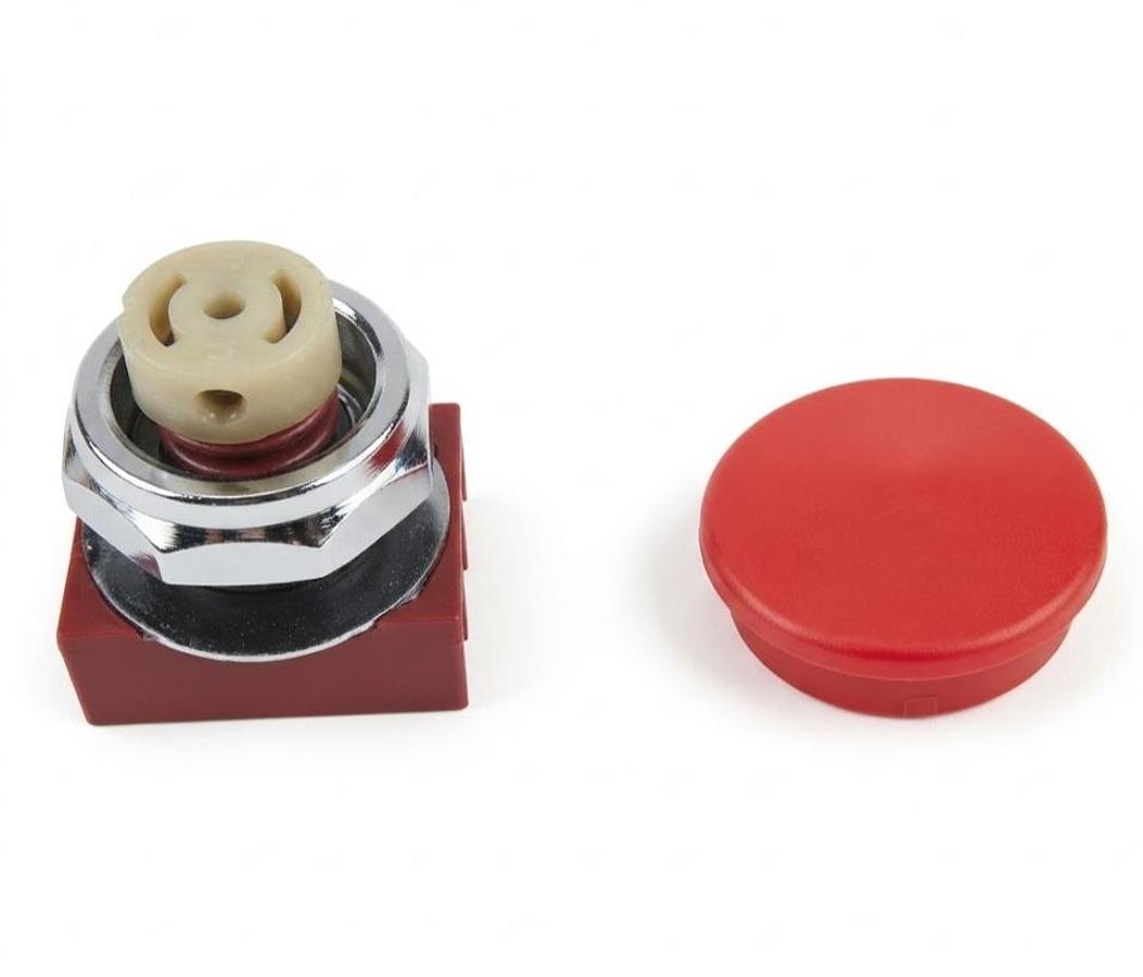 Used SIEMENS 3SB03-P4R RED MUSHROOM PUSHBUTTON