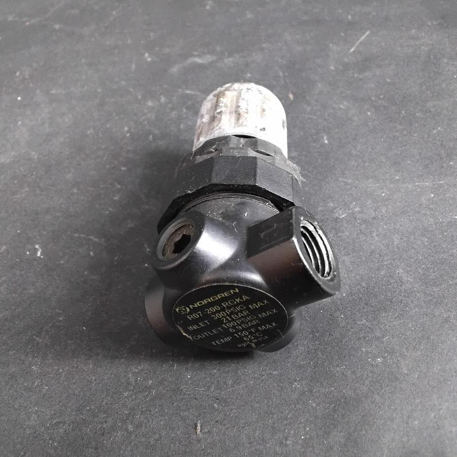 Used NORGREN R07-200-RGKA PNEUMATIC PRESSURE REGULATOR ($20 OBO)