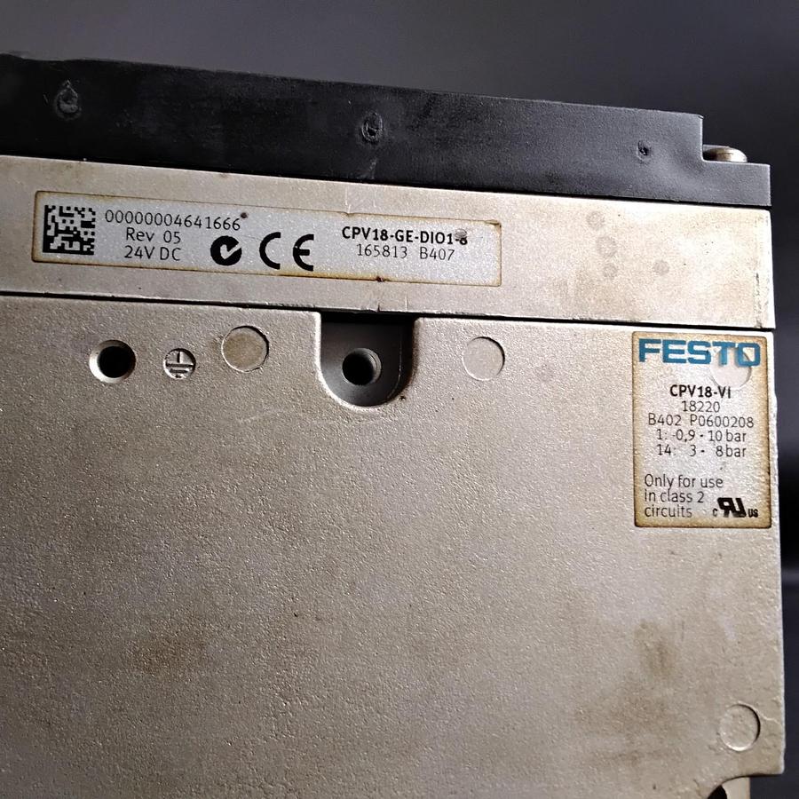 Used FESTO CPV18-VI TERMINAL MANIFOLD ($165 OBO)