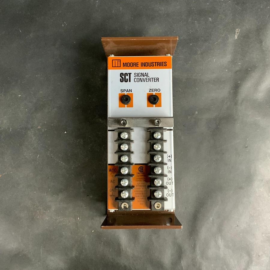 Used MOORE INDUSTRIES SCT/4-20MA/4-20MA/117AC SIGNAL CONVERTER ($30 OBO)