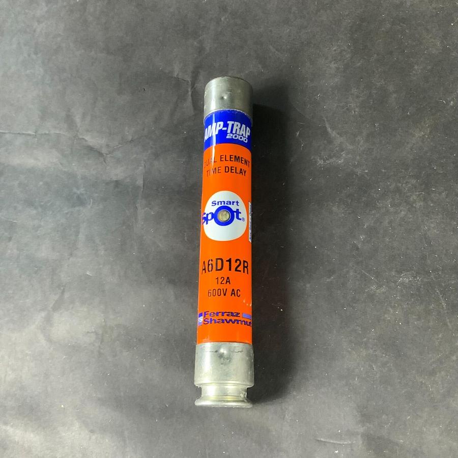 Used FERRAZ SHAWMUT A6D12R TIME DELAY SMARTSPOT FUSE ($10 OBO)