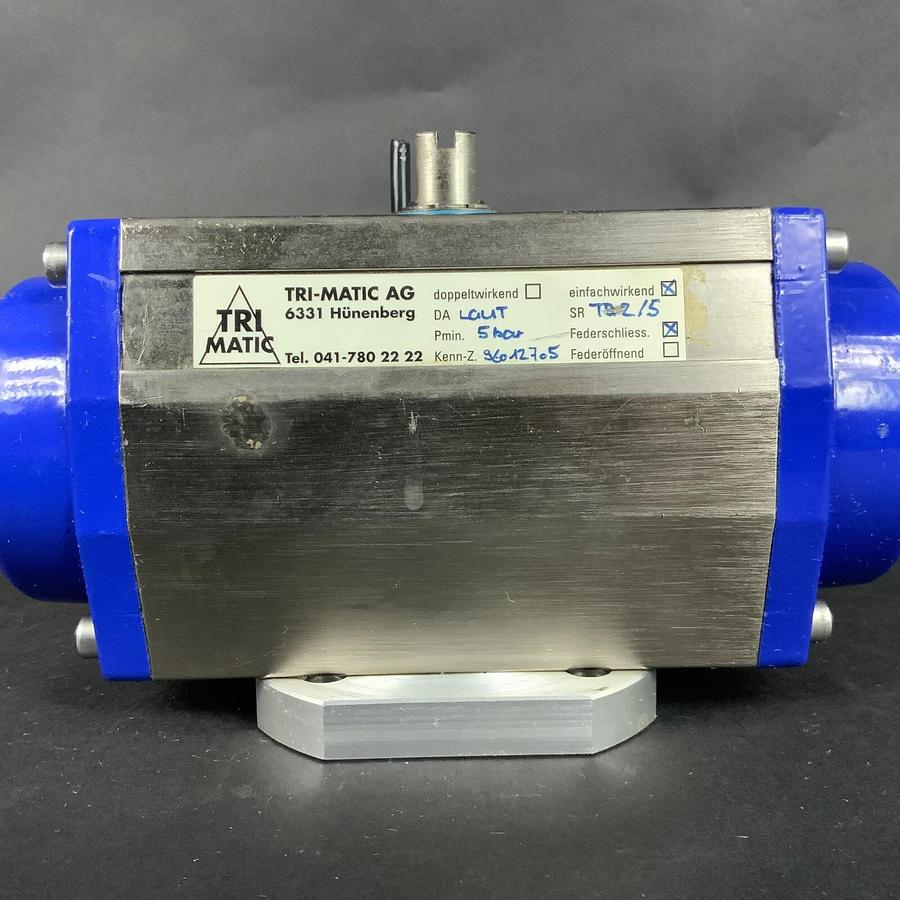 Used TRI-MATIC AG 96012705 SINGLE-ACTING PNEUMATIC ACTUATOR ($70 OBO)