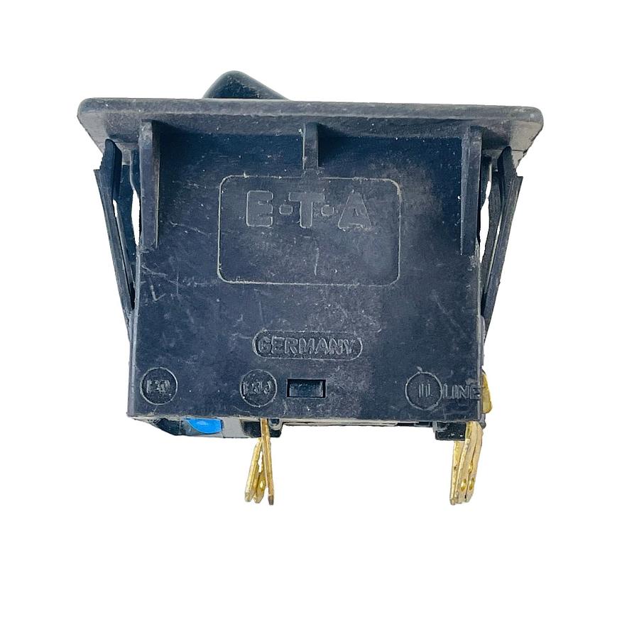 Used E-T-A 3120-F621-P7T1-W01D THERMAL CIRCUIT BREAKER 5A 250VAC 50VDC BLACK ROCKER