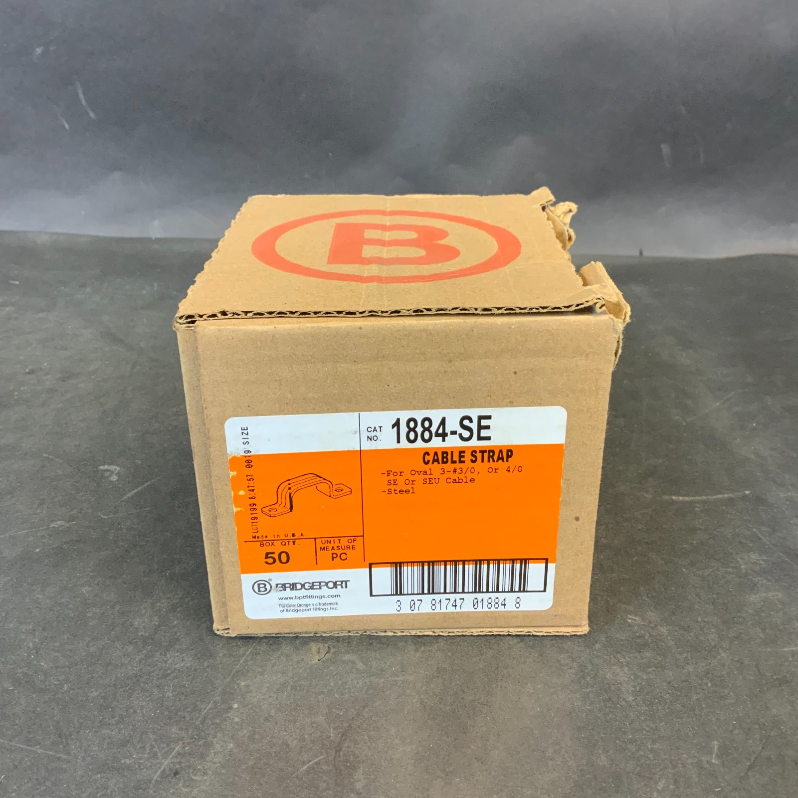 Used BRIDGEPORT 1884-SE CABLE STRAP - BOX OF 50 ($45 OBO)