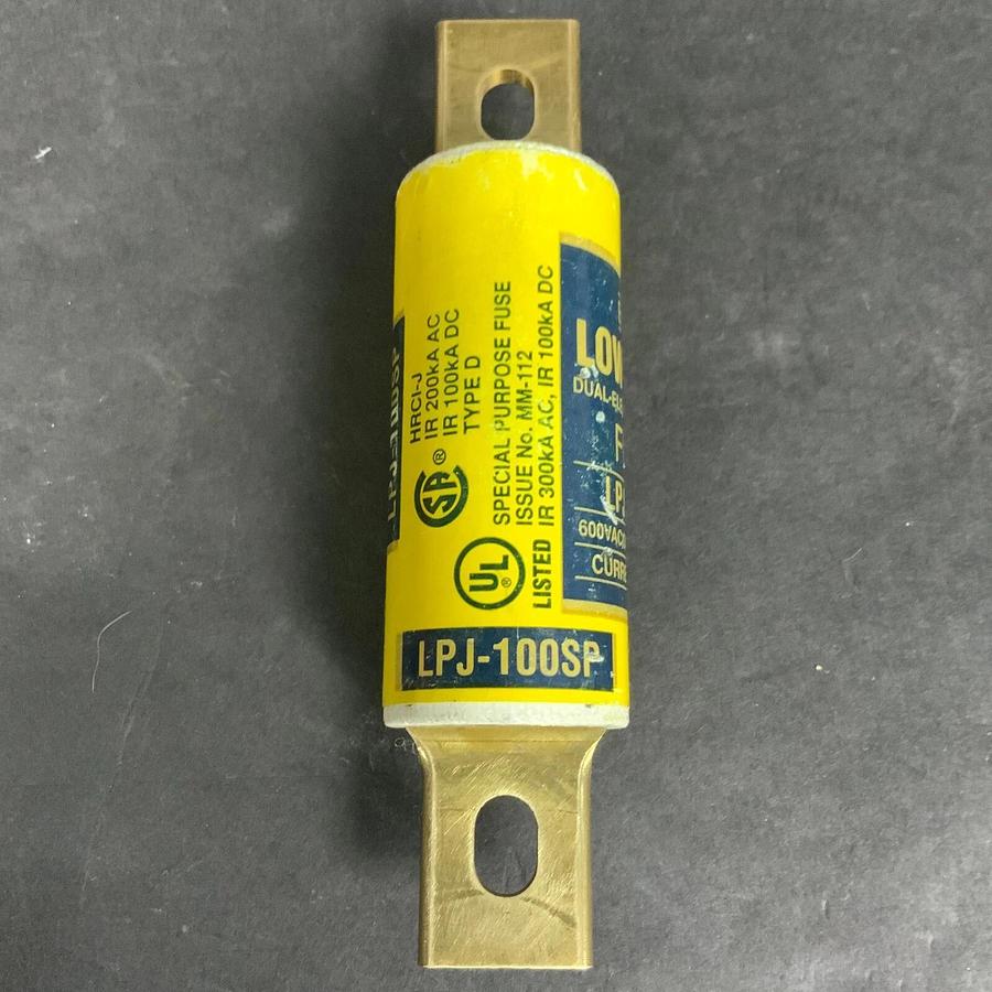 Refurbished BUSSMANN LPJ-100SP LOW PEAK FUSE ($19 OBO) - REFURBISHED