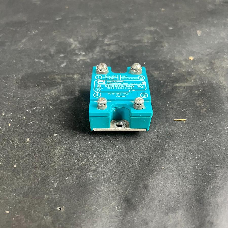 Used CONTINENTAL INDUSTRIES S505-OSJ610-009 SOLID STATE RELAY ($13 OBO)