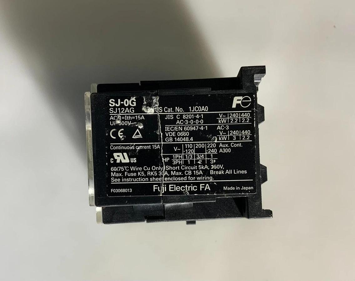FUJI SJ-0G CONTACTOR ($14.99/EACH OBO)