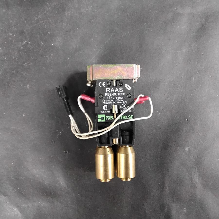 Used RAAS INDUSTRIAL RB2-BE1026 CONTACT BLOCK ($13 OBO)