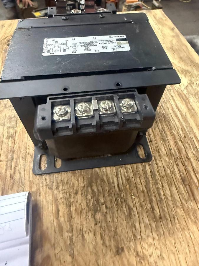 Used EGS HEVI-DUTY E500 TRANSFORMER