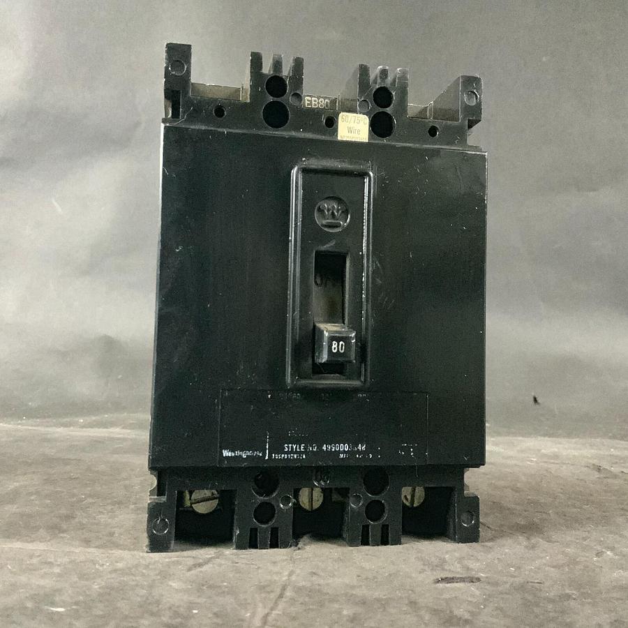 Used WESTINGHOUSE EB3080 CIRCUIT BREAKER ($35 OBO)