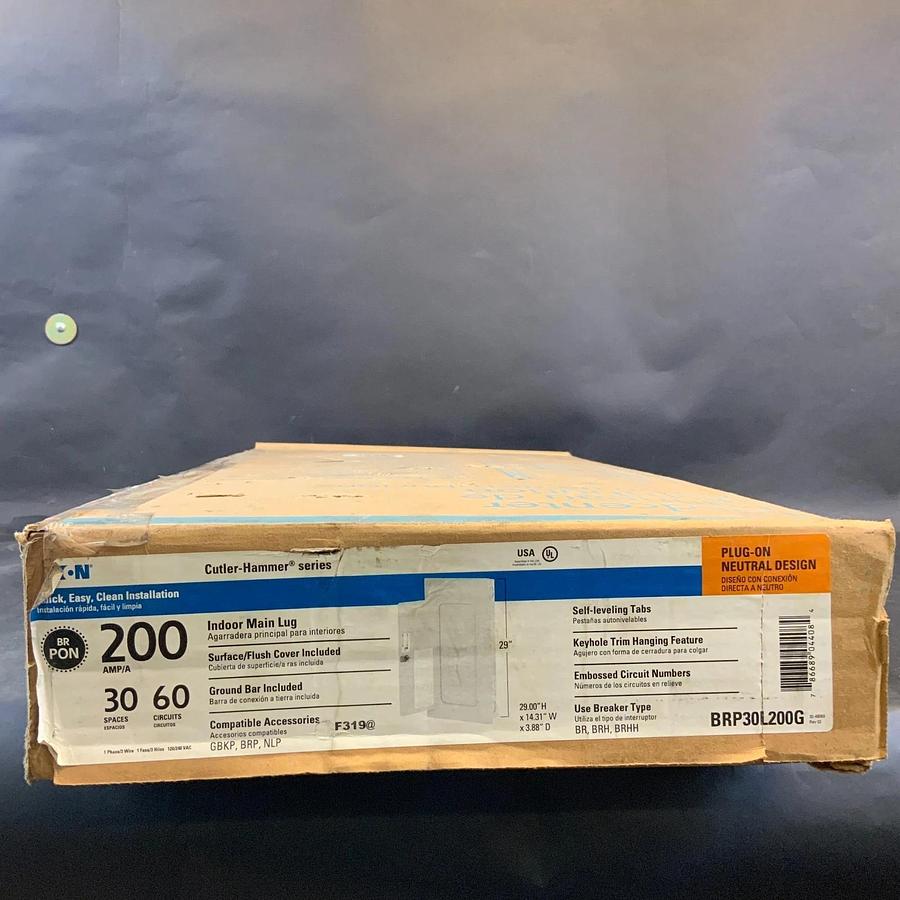 EATON BRP30L200G MAIN LUG LOAD CENTER ($125 OBO) 786689044084