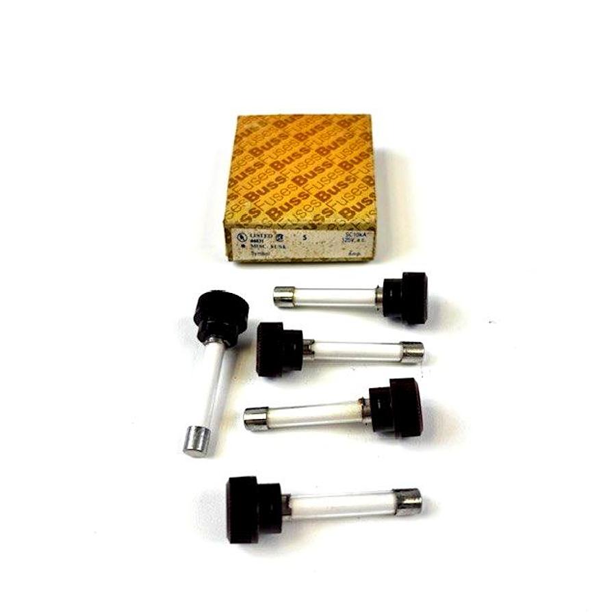 Used BUSSMANN GRF-10 FUSE - SET OF 5 | EXCELLENT | NEW |