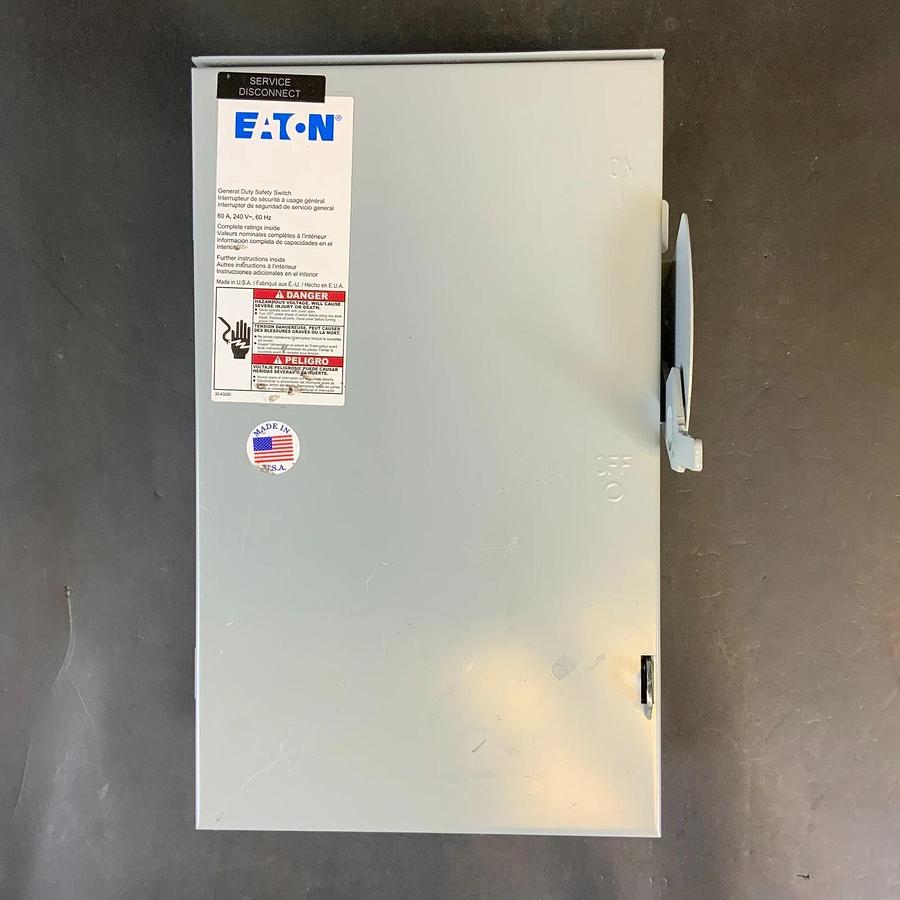 Used EATON DG222NRB GENERAL DUTY SAFETY SWITCH ($40 OBO) 782113144221