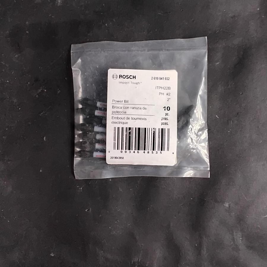 BOSCH ITPH22B POWER BIT - 10 PACK ($12 OBO)