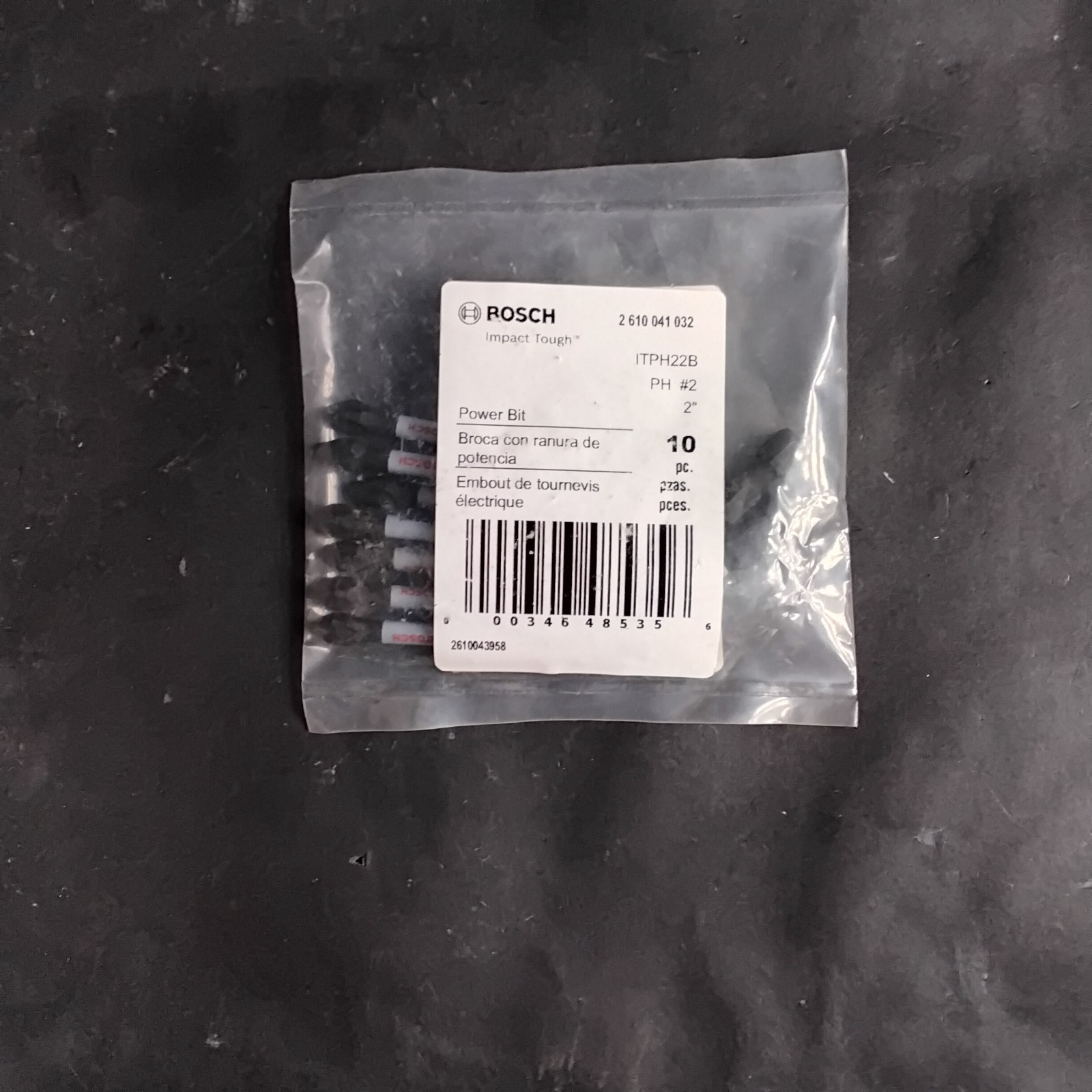 BOSCH ITPH22B POWER BIT - 10 PACK ($12 OBO)