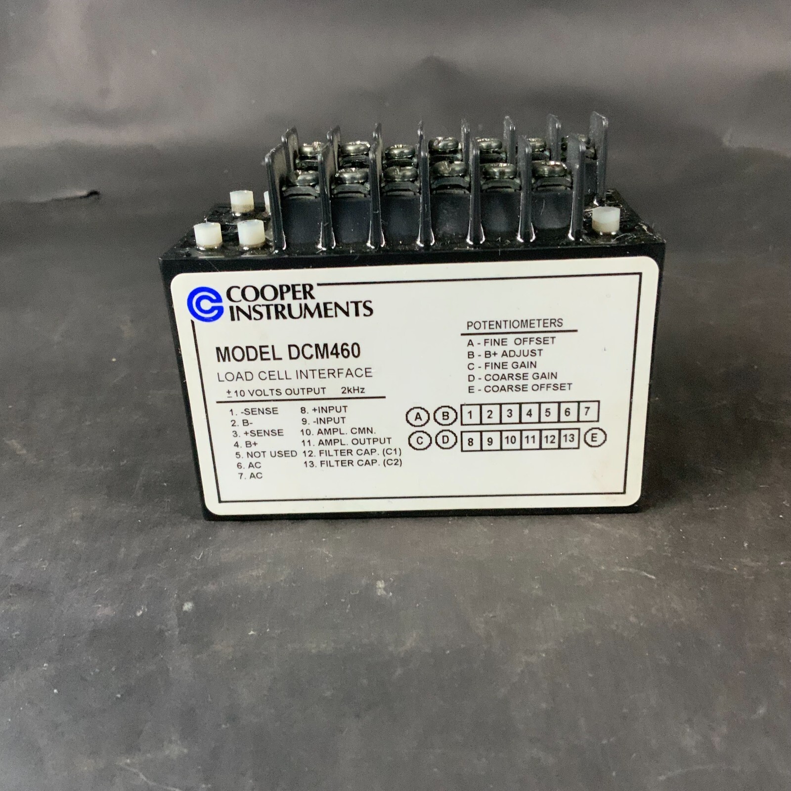 Used COOPER INSTRUMENTS DCM460 LOAD CELL INTERFACE ($25 OBO)