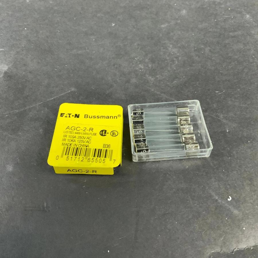 Used BUSSMANN AGC-2-R FUSE - SET OF 5 ($6.50 OBO)