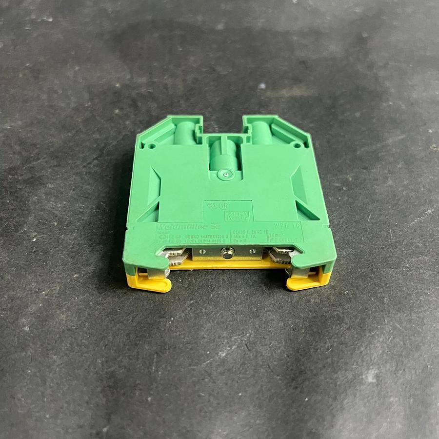 Used WEIDMULLER WPE 16 TERMINAL BLOCK ($5 OBO)