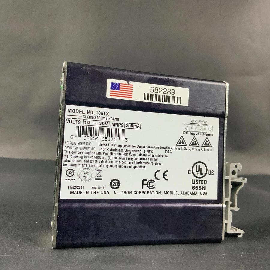 Used N-TRON 108TX INDUSTRIAL ETHERNET SWITCH ($60 OBO)