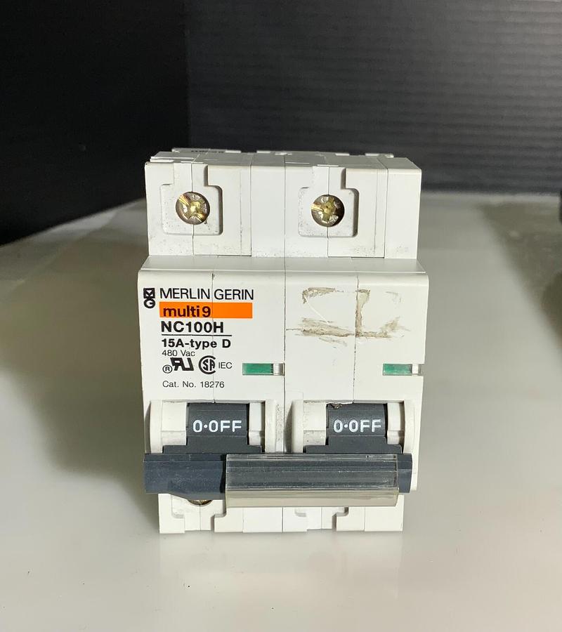 Used MERLIN GERIN NC100H 15A-TYPE D ($49.99 OBO)