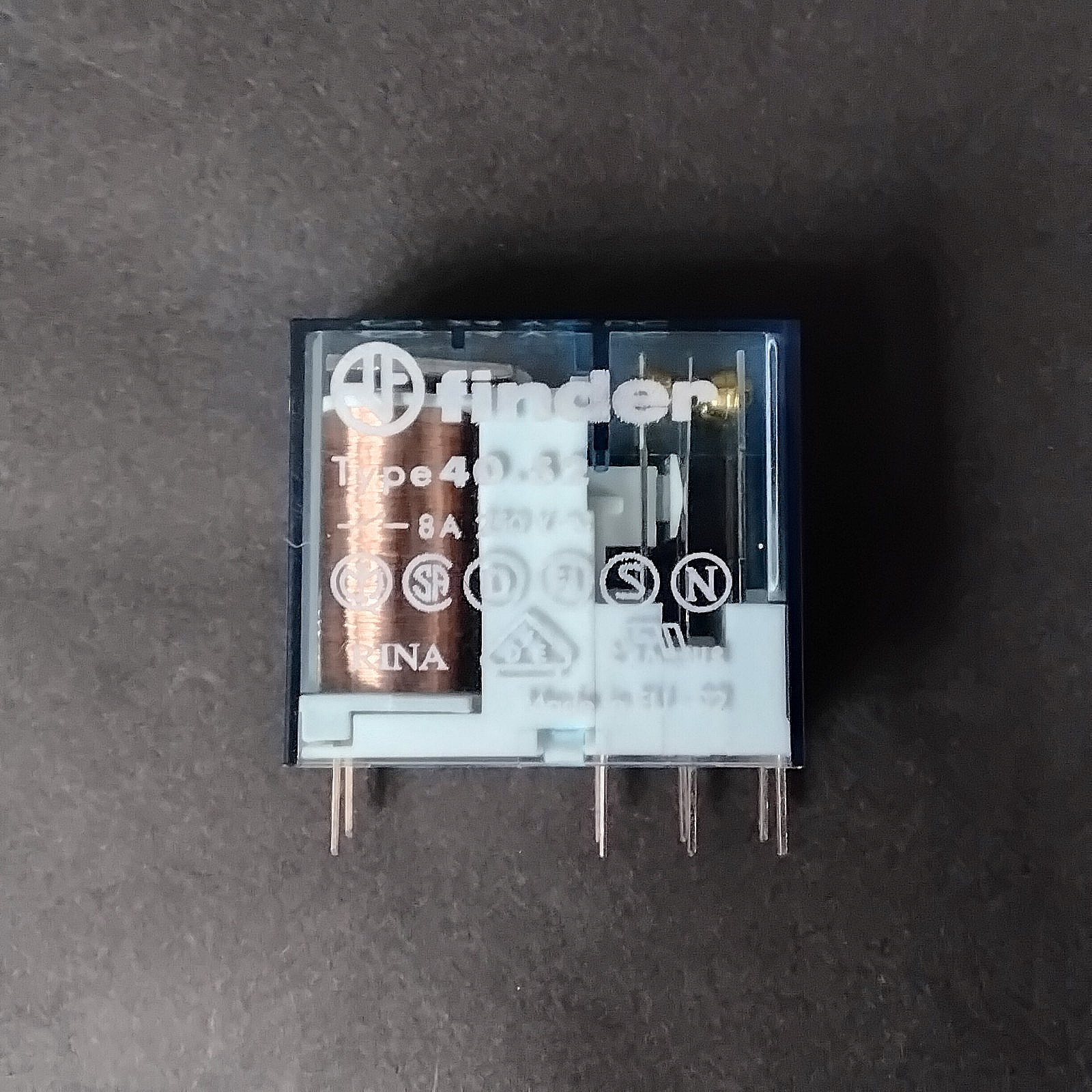 Used FINDER 40.52- 24V DC RELAY (15 OBO)