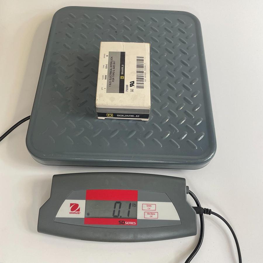 Used SQUARE D 9999SX6 SERIES B ELECTRICAL INTERLOCK 1NO 600VAC TYPE S SIZE 00-7 OEM