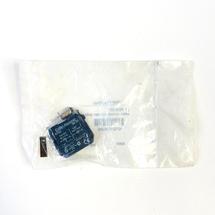 CUTLER HAMMER E22D SER B1 CONTACT BLOCK NEW SEALED INDUSTRIAL CONTROL