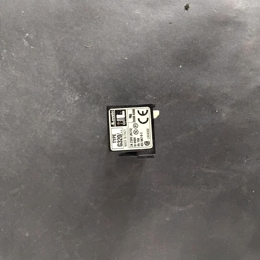 Used LOVATO ELECTRIC G320/1 INSTANTANEOUS AUXILIARY CONTACT ($3.50 OBO)