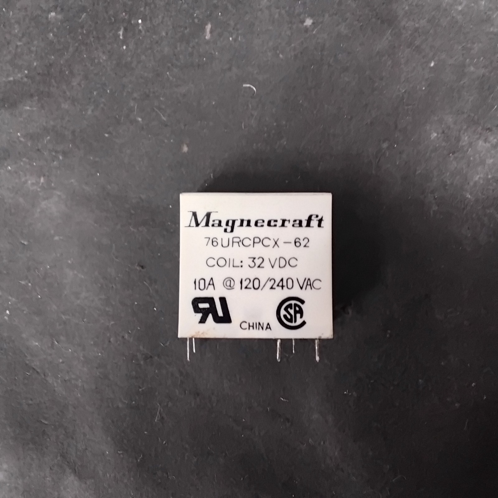 Used MAGNECRAFT 76URCPCX-62 RELAY ($9 OBO)