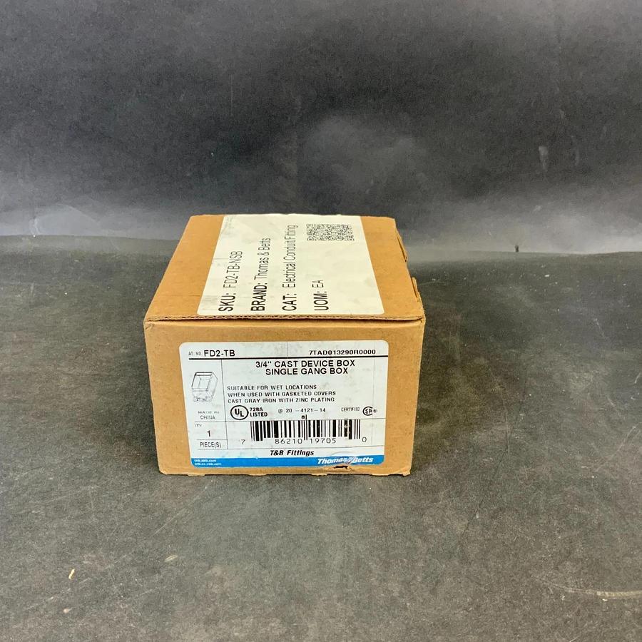 THOMAS & BETTS FD2-TB 3/4” CAST DEVICE BOX ($30 OBO)