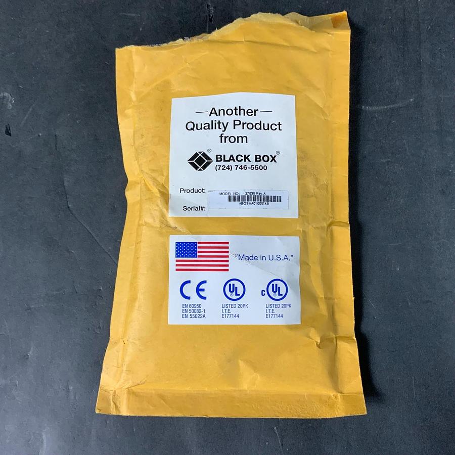 Used BLACK BOX 37630 REV. A FIBER OPTIC REPEATER CARD ($60 OBO)