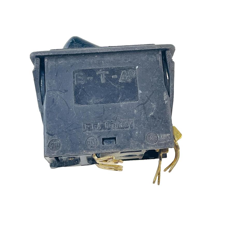 Used E-T-A 3120-F521-P7T1-W01A DOUBLE POLE THERMAL CIRCUIT BREAKER 16A 240VAC 50VDC