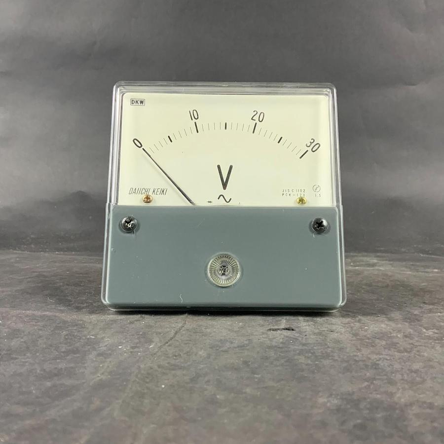 Used DAIICHI JIS-C-1102 PANEL MOTOR 0-30 ($35 OBO)