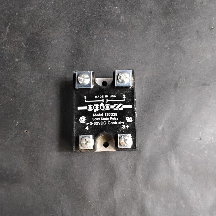 Used OPTO 22 120D25 SOLID STATE RELAY ($20 OBO)