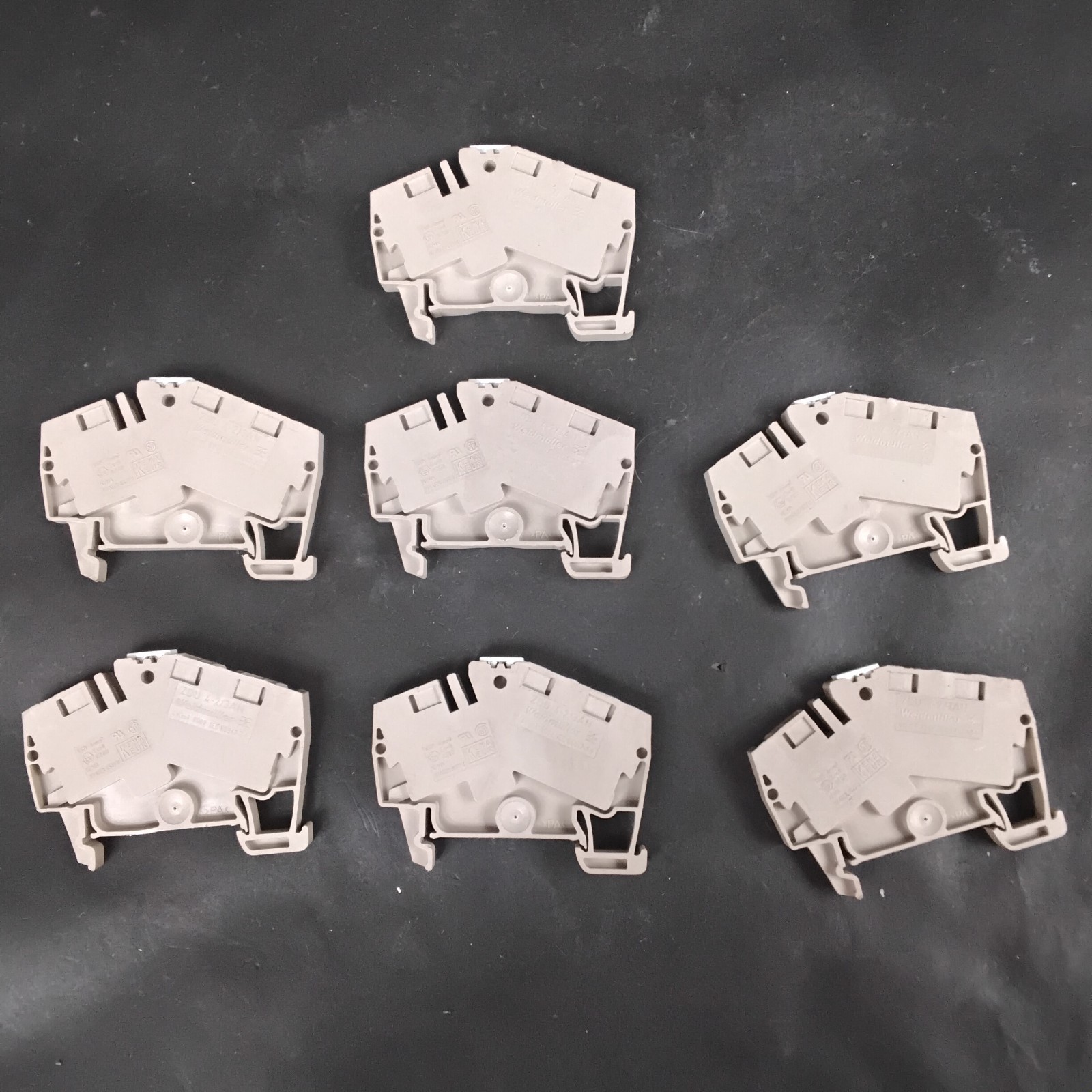 Used WEIDMULLER ZDU 4-2/3AN TERMINAL BLOCK - GROUP OF 7 ($13 OBO)