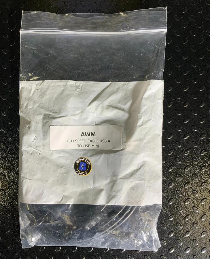 Used AWM HIGH SPEED CABLE USB A TO USB MINI ($9.99 OBO)