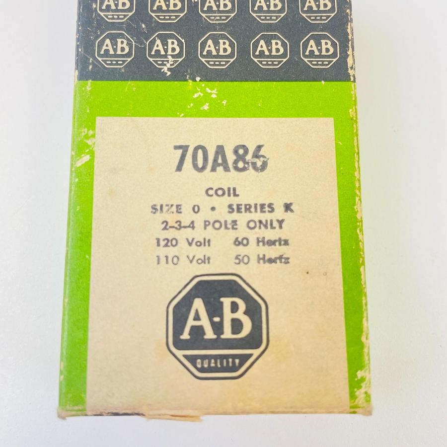 Used ALLEN BRADLEY 70A86 SERIES K OPERATING COIL 120V 60HZ 110V 50HZ