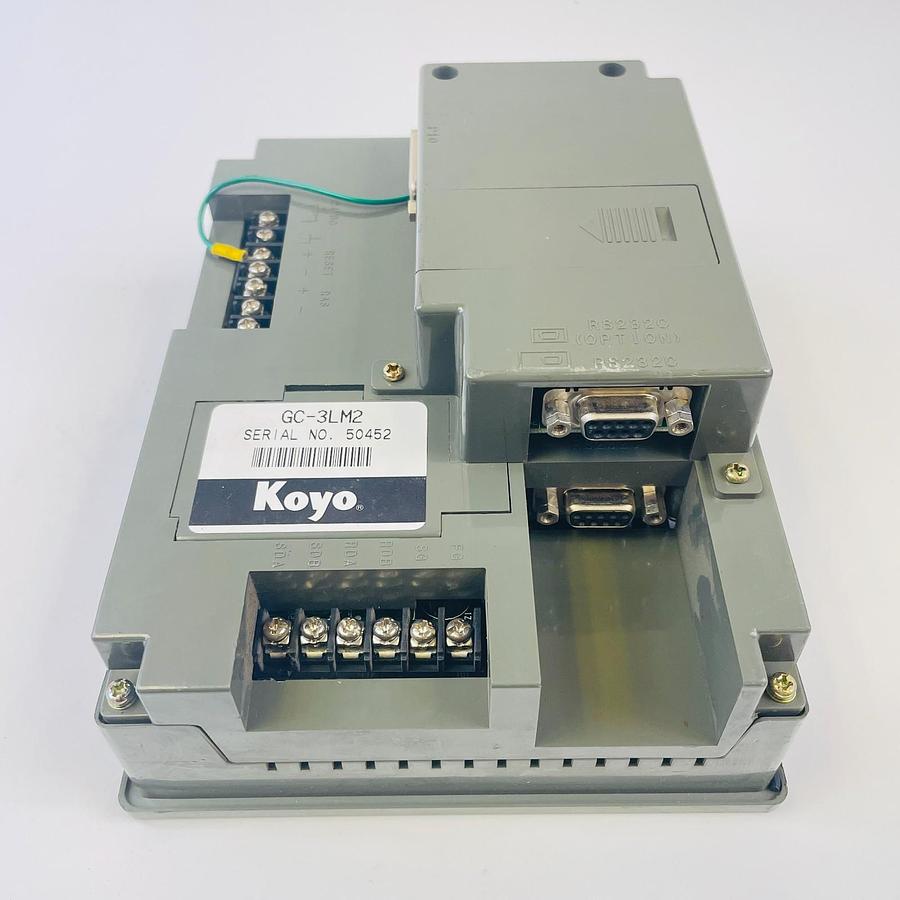Used KOYO GC-3LM2 TOUCH SCREEN PANEL INDUSTRIAL HMI OPERATOR INTERFACE